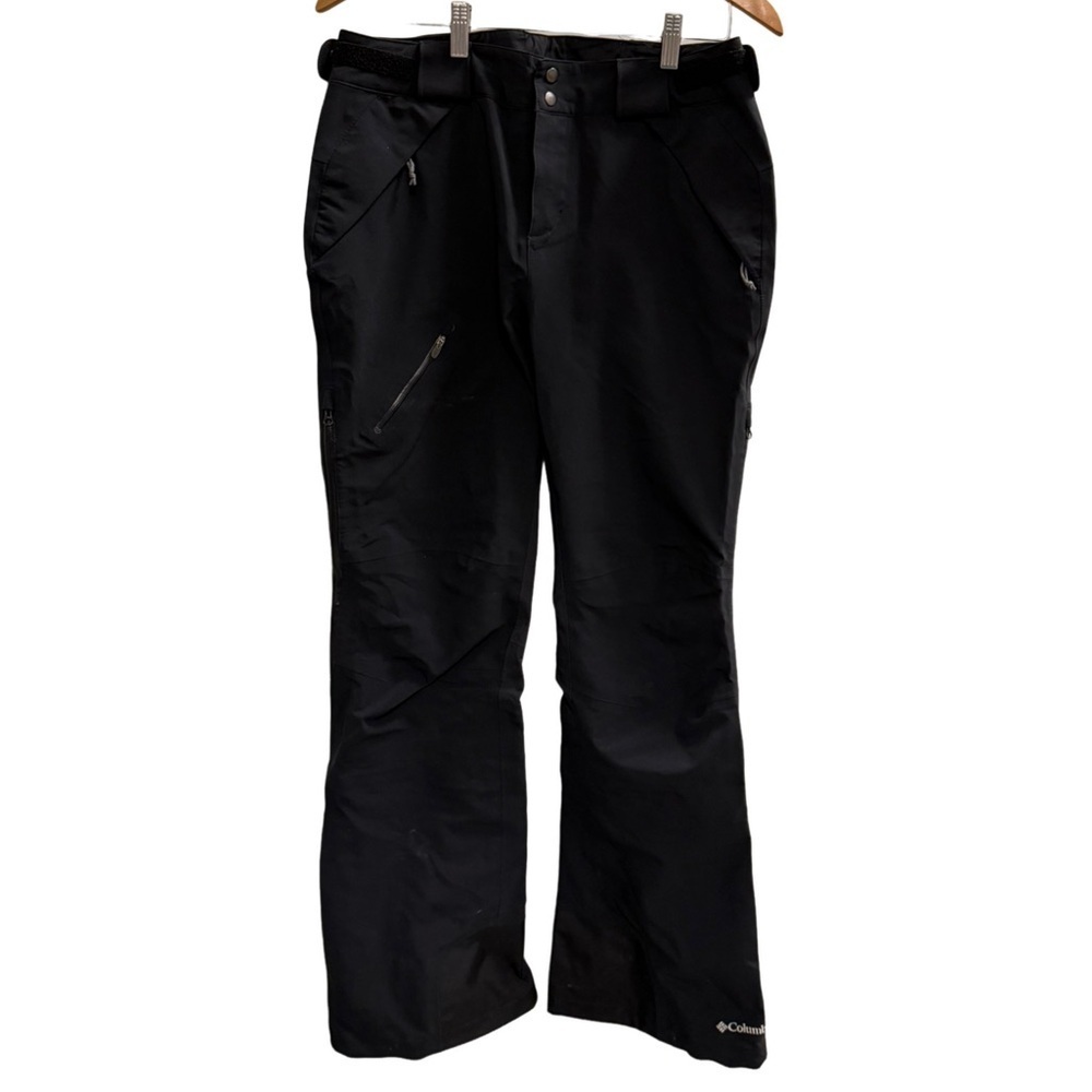 COLUMBIA Women's Snow Pants Black Size Medium